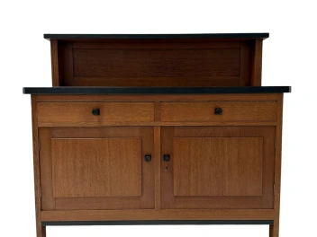 Art Deco Modernist Credenza or Sideboard by H. Fels for L.O.V. Oosterbeek